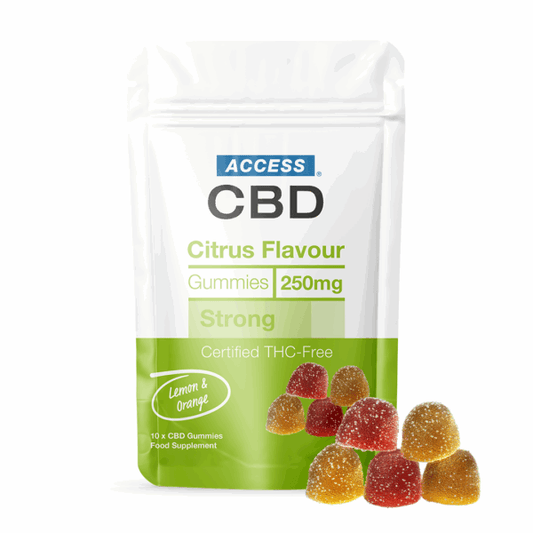 CBD Gummies UK Citrus 250mg (10x25mg)